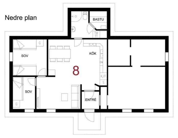 Lullens Stugby - Lägenhetshuset 6-9 Bruksvallarna Exteriör bild